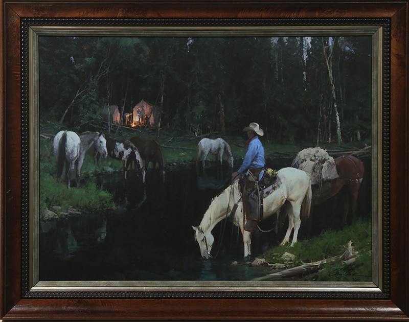 Evening Arrival by artist Bill Anton